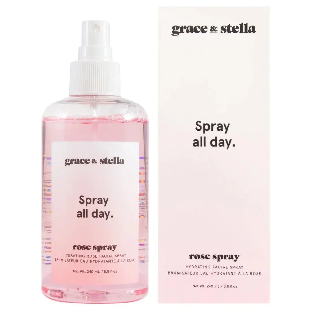 Grace & Stella Rose facial spray - Spray All Day Hydrating Mist 240ml / 8.11 oz.